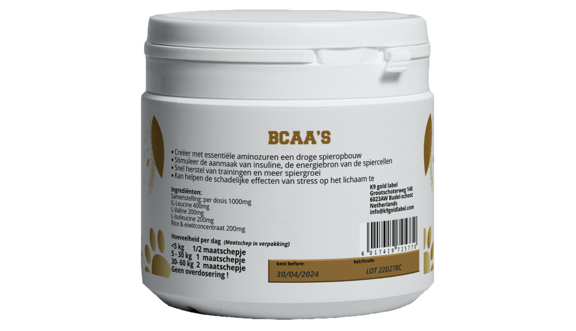 BCAA's - Afbeelding 2